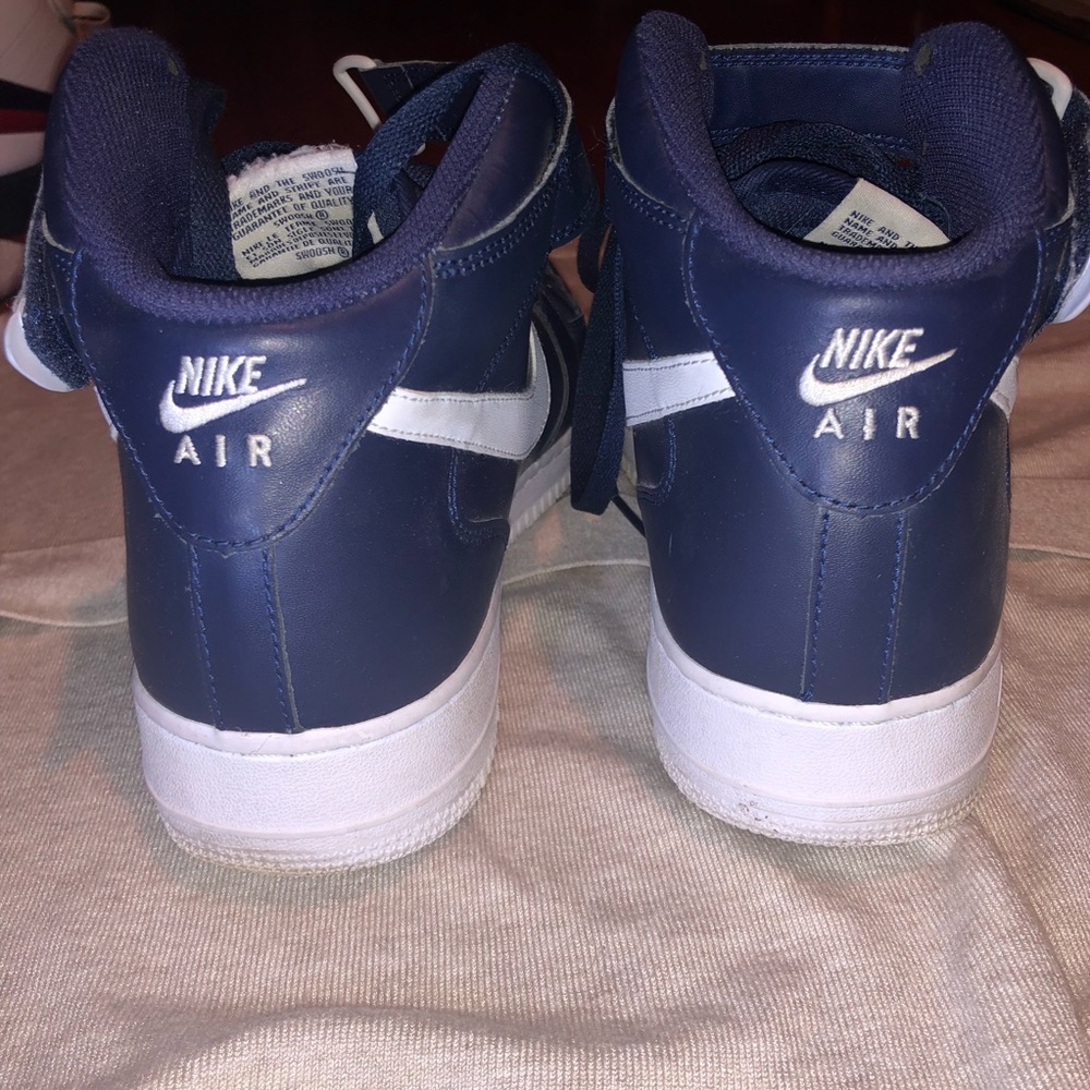 Nike Air Force 1 Mid 07 Tnr - Midnight Blue/ White